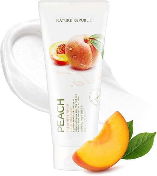 Nature Republic Fresh Herb Peach Cleansing Foam