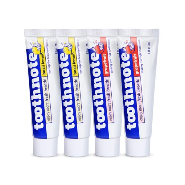 Toothnote Moisturizing Toothpaste(MINI BASIL LEMON+GRAPEFRUIT 30G X4)